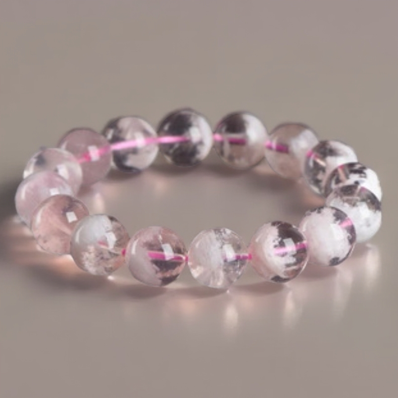 天然粉雪花幽灵颗装DIY 多样性发一