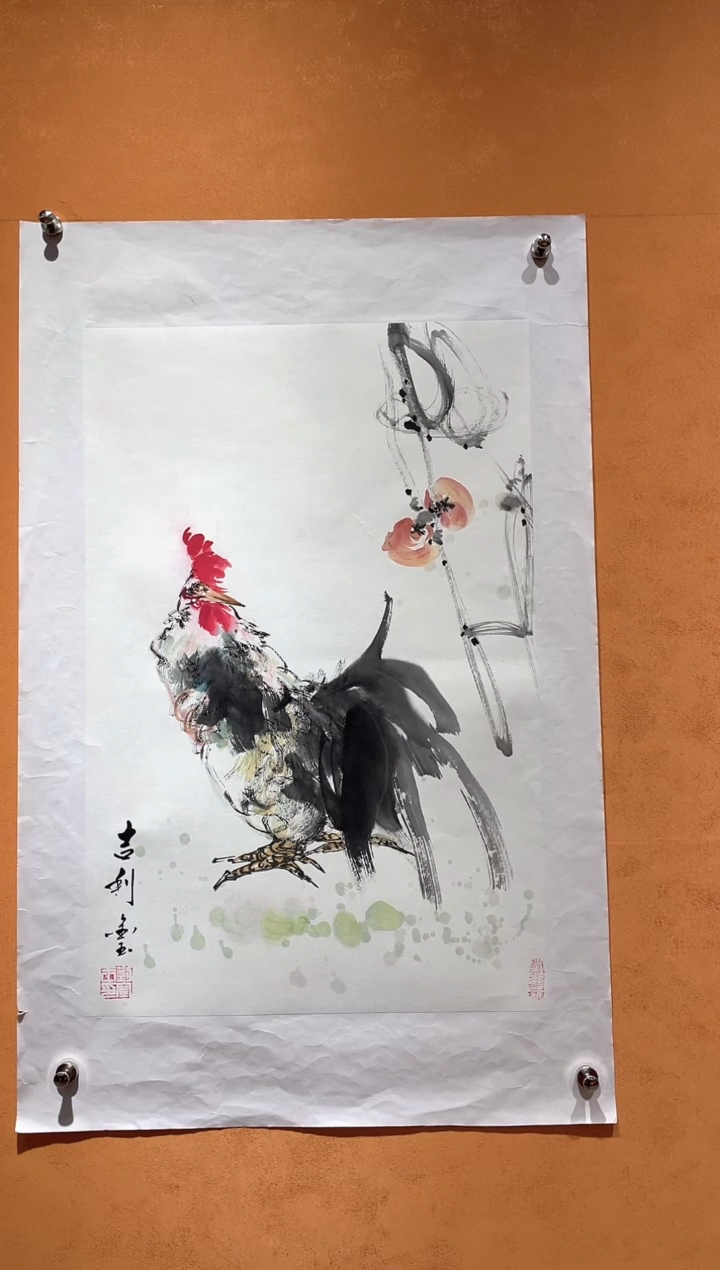 国画刘金玉教授亲笔手绘