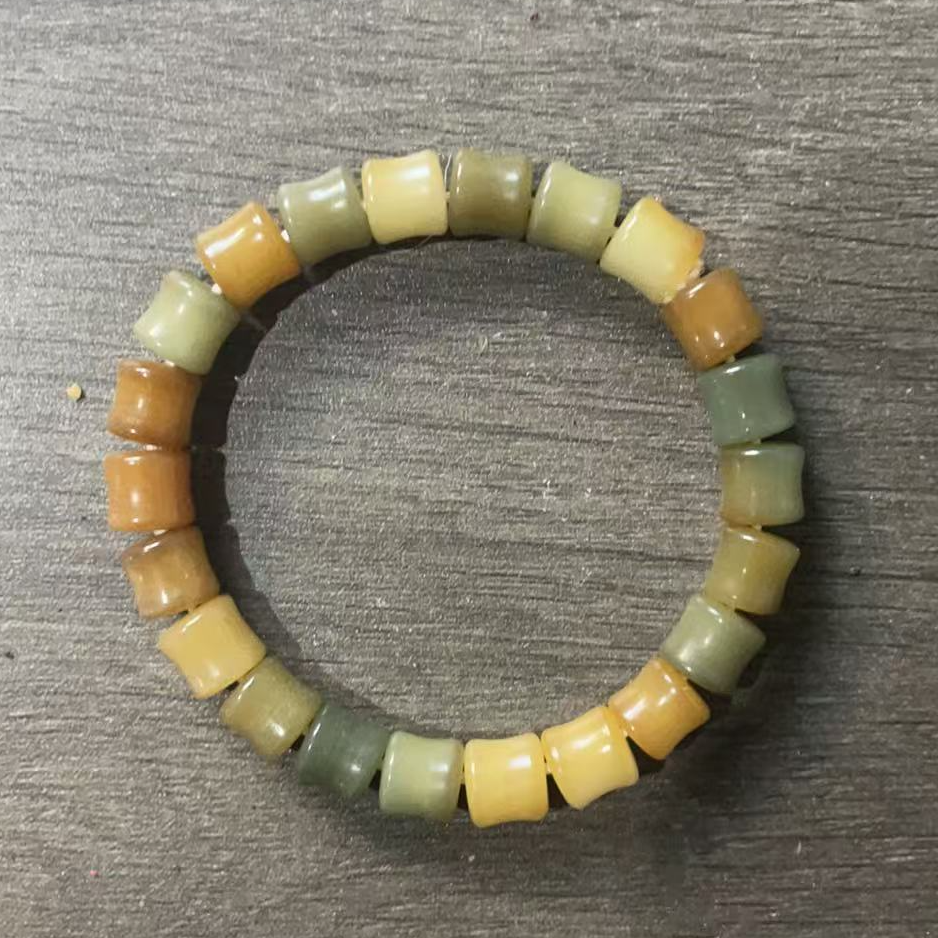 A45敦煌问天菩提根卡0.8竹节款单圈手串