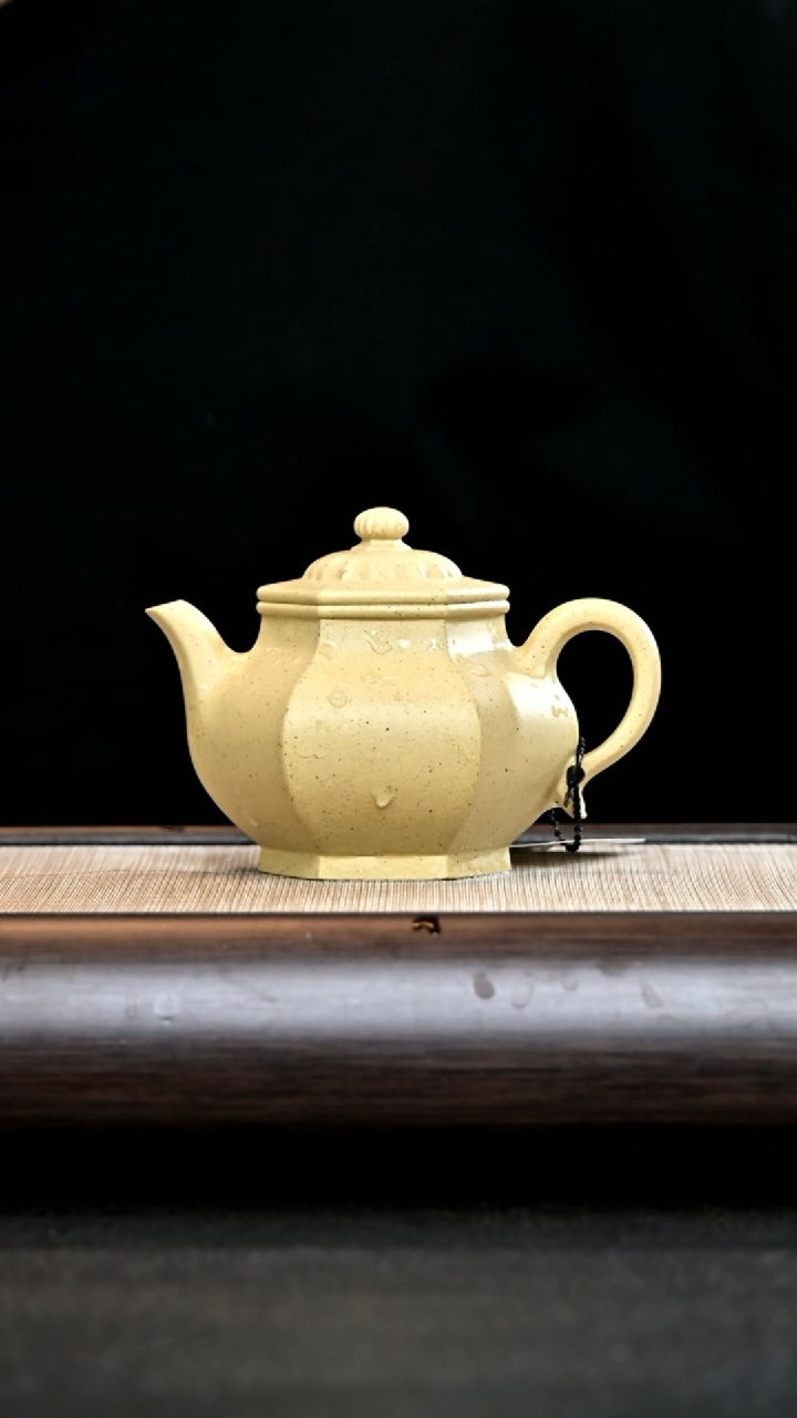 【闪购商品】紫砂茶壶马建庚 全手六方潘壶 本绿