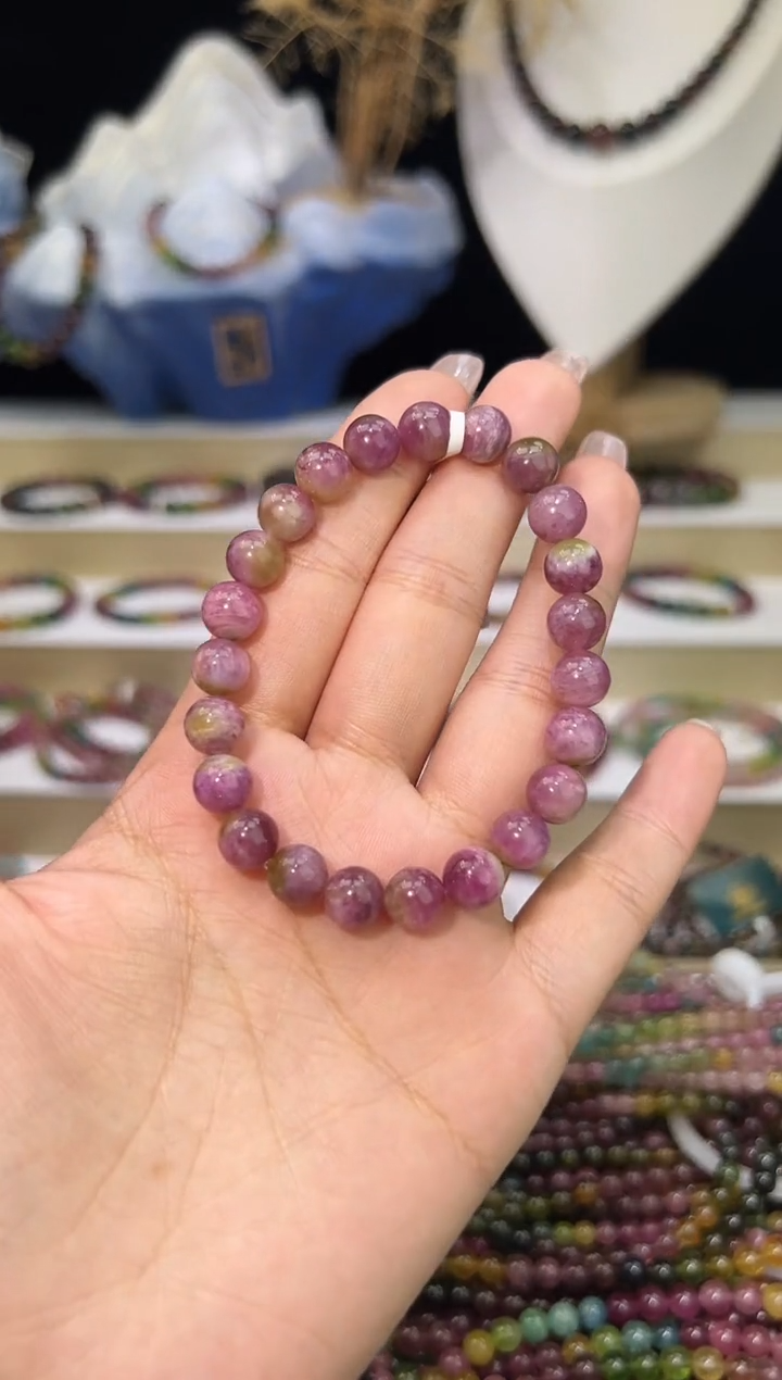 【闪购商品】碧玺/未镶嵌8mm+碧玺单圈多样性发货