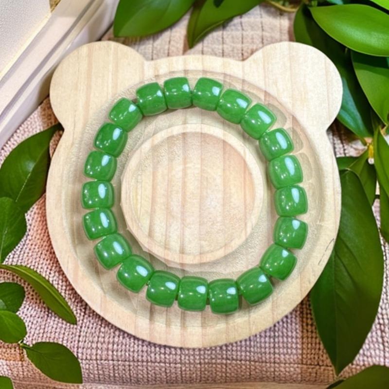 【菠菜绿老型10M】时尚百搭男女同款手串（B512）