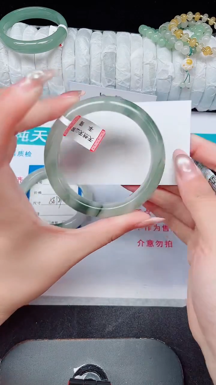 未镶嵌手镯石英质玉363-56/57