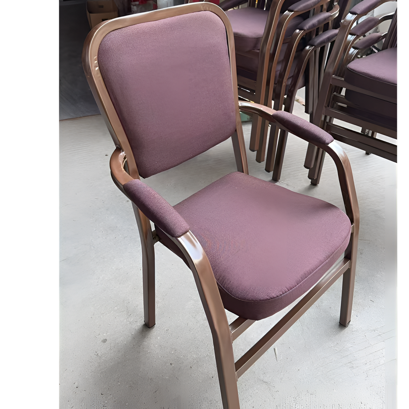 麻将机椅子靠背带扶手棋牌椅子家用四把可叠放