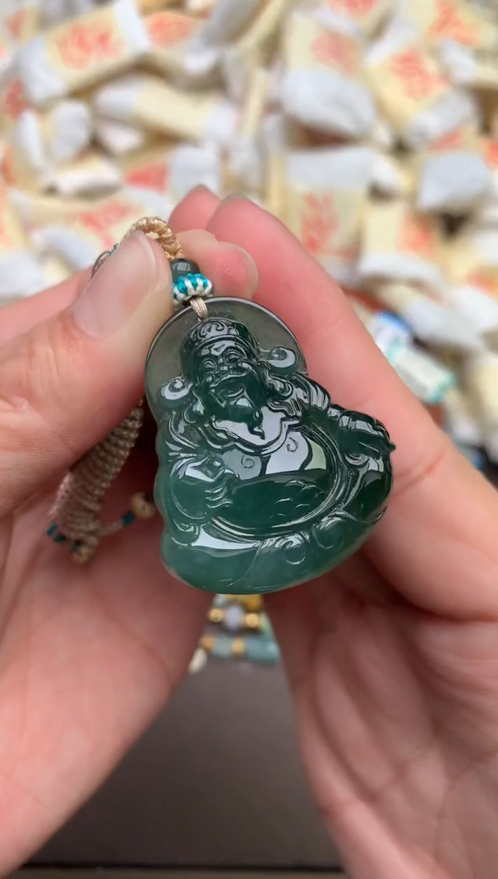翡翠挂件未镶嵌—