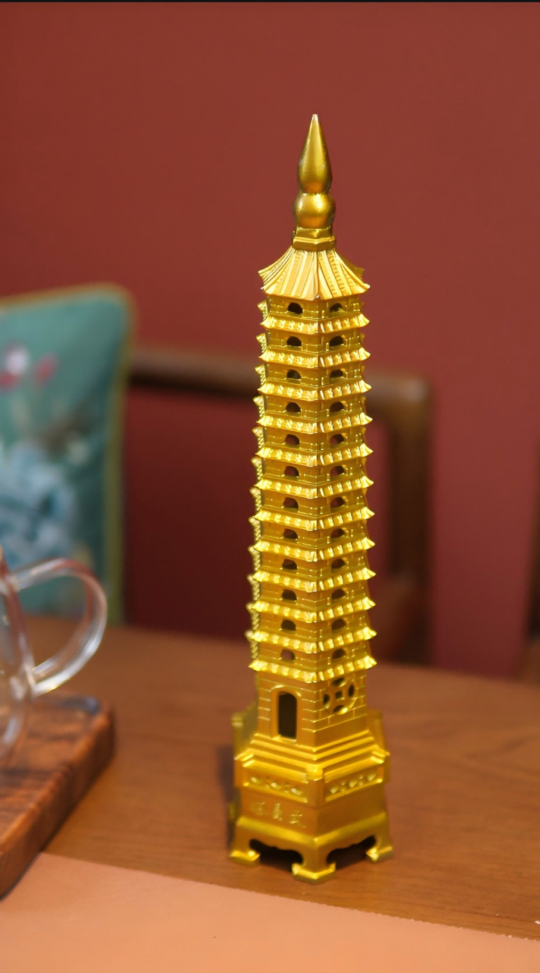 文昌塔【杨老师】纯黄铜材质手工雕刻