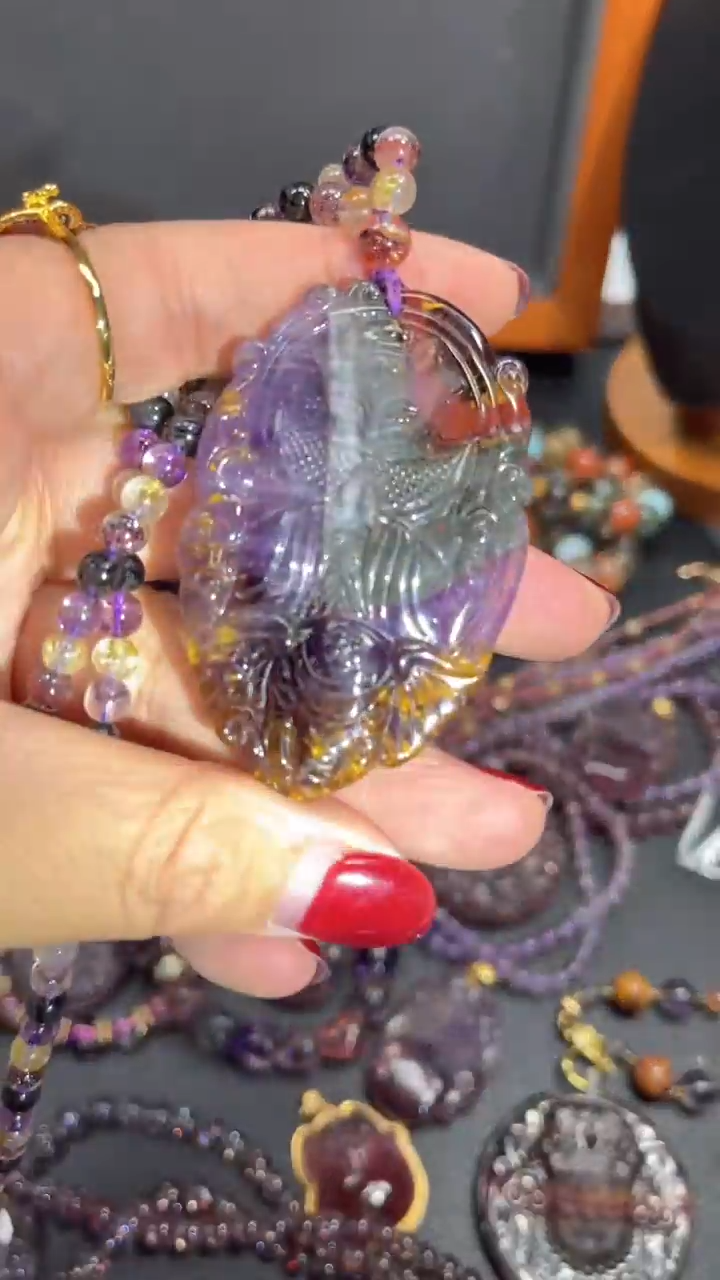 【闪购商品】水晶颈饰未镶嵌【百晶灵儿】天然水晶定制款