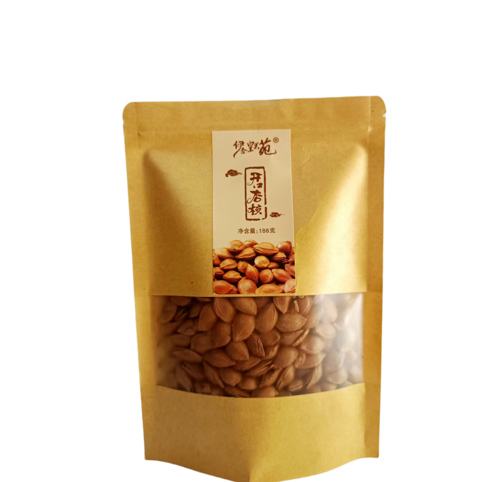 伊杏皇果苑新疆伊犁手剥开口杏核188克/袋  颗粒饱满鲜香酥脆