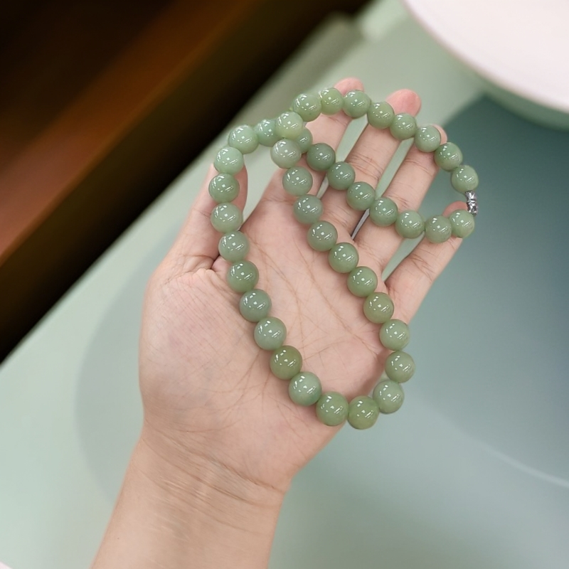 精品新疆切末蓝12毫米女神链