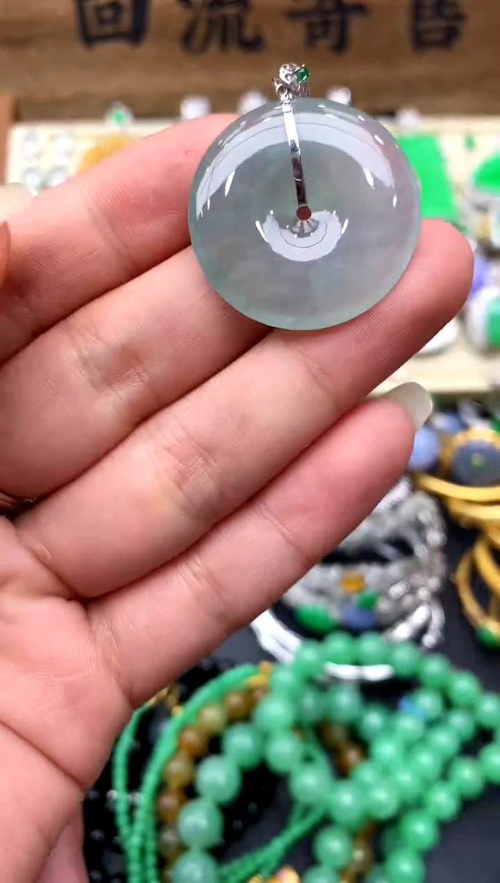 【闪购商品】翡翠颈饰18K金镶嵌199-中国好珍宝