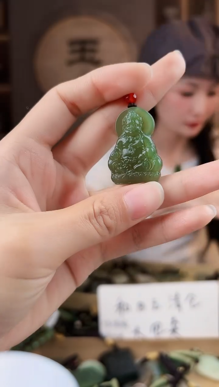 颈饰未镶嵌和田玉拍一发一，多样性发货