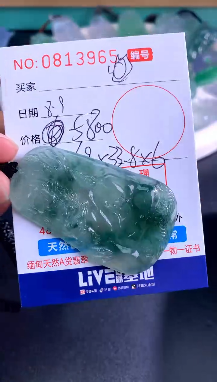 翡翠未镶嵌颈饰**好好