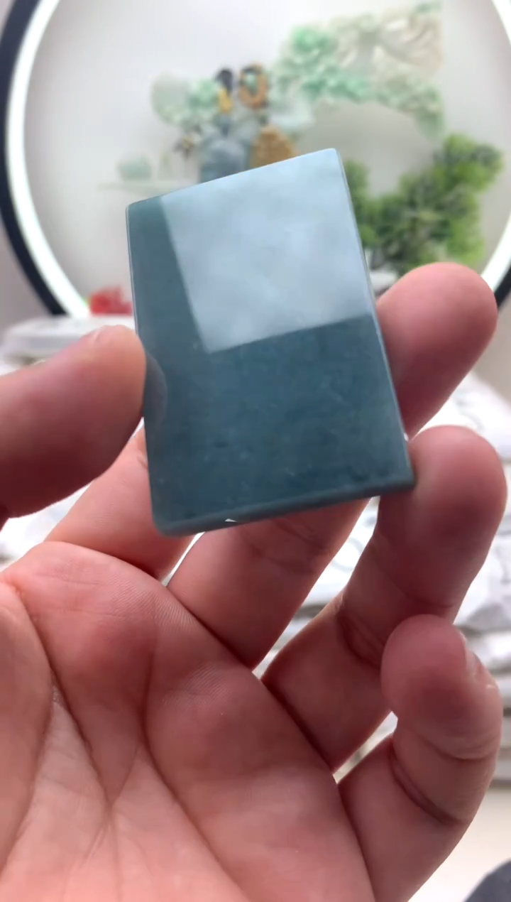 颈饰未镶嵌翡翠无事牌