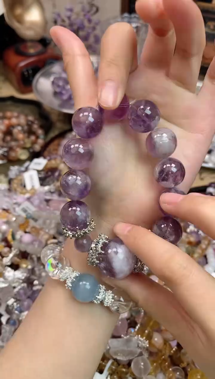 【闪购商品】紫晶手链未镶嵌6501手串