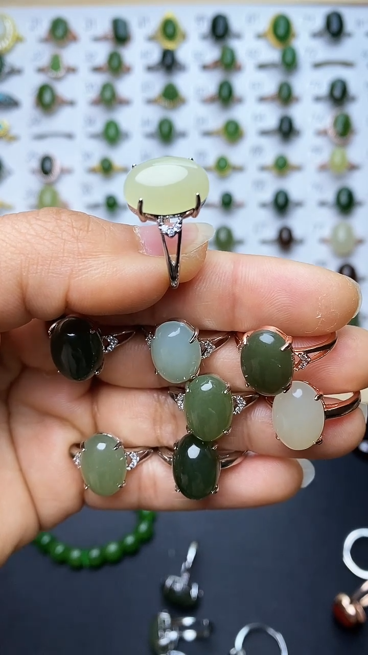 【闪购商品】和田玉戒指未镶嵌1