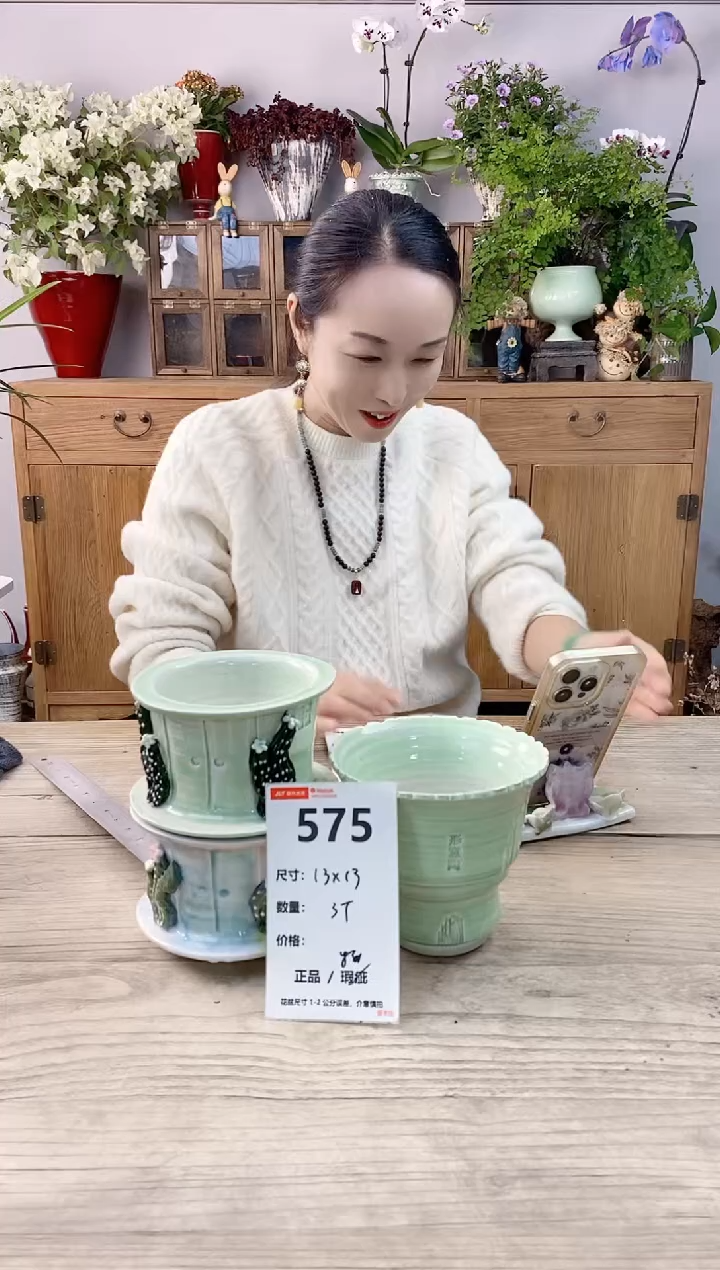 小玩子花盆直播编号575