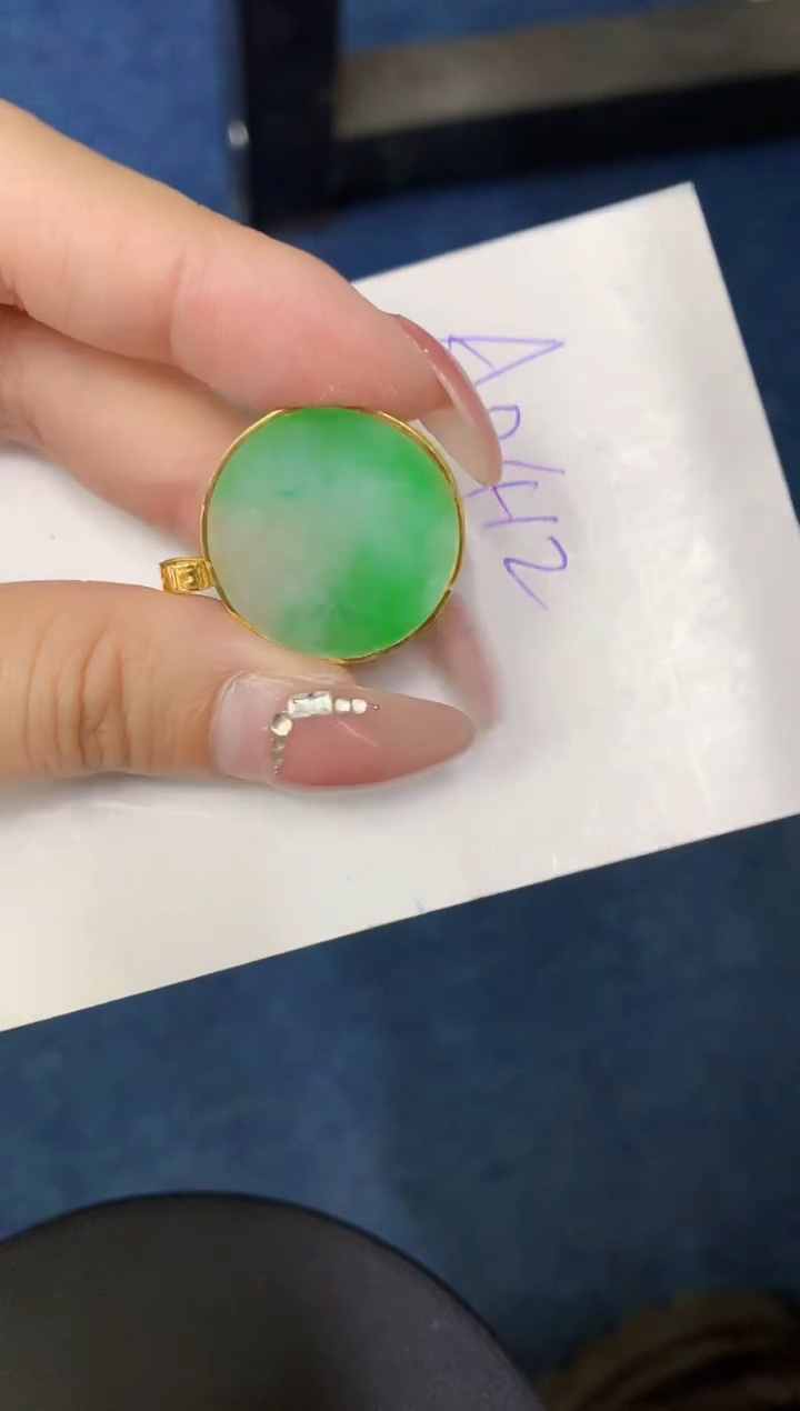 【闪购商品】翡翠颈饰18K金镶嵌0000000000000