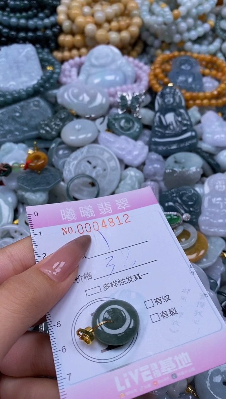 翡翠未镶嵌颈饰闪购0004812