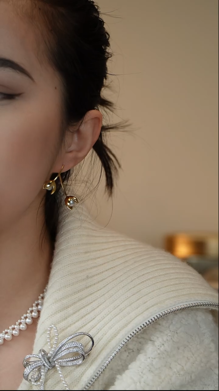 【闪购商品】海水珍珠耳饰未镶嵌1