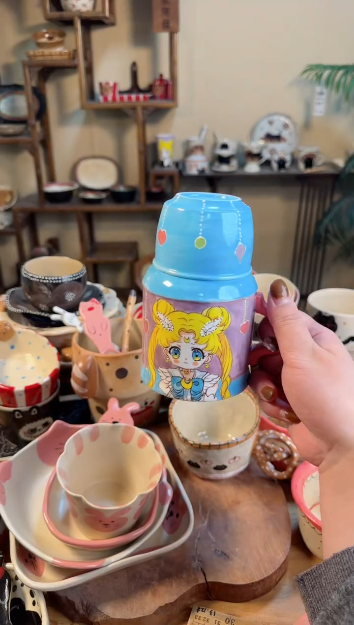【闪购商品】美少女高温瓷器瓷器