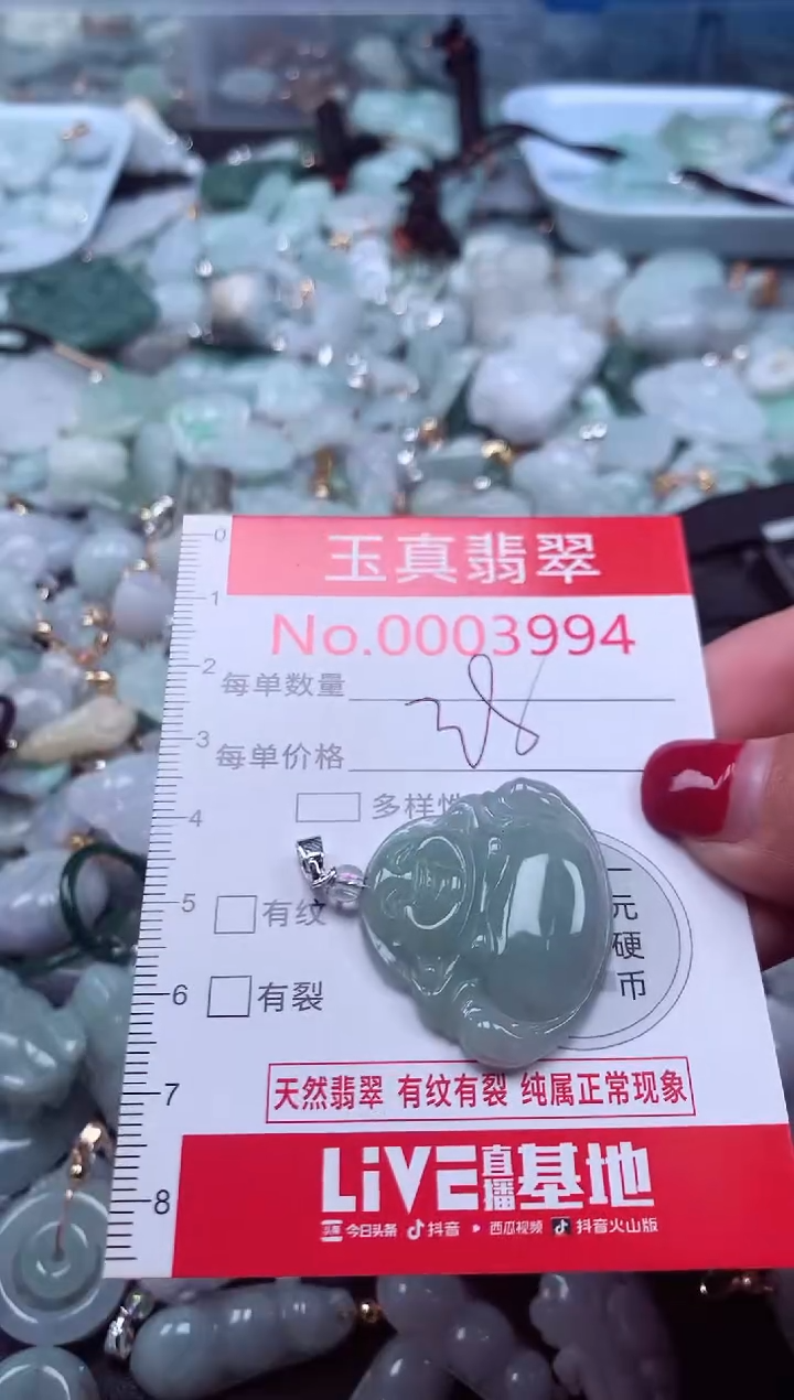 颈饰未镶嵌翡翠3994