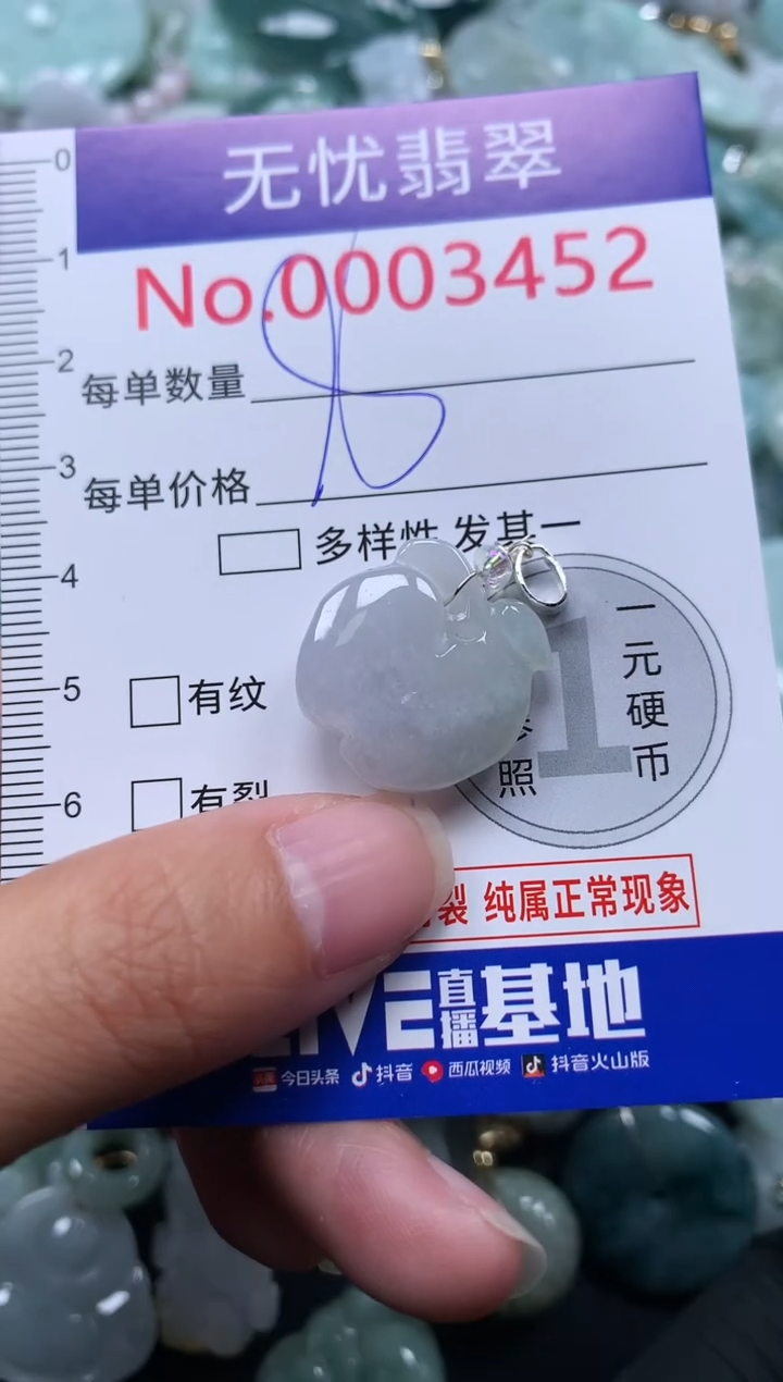 颈饰未镶嵌翡翠3452