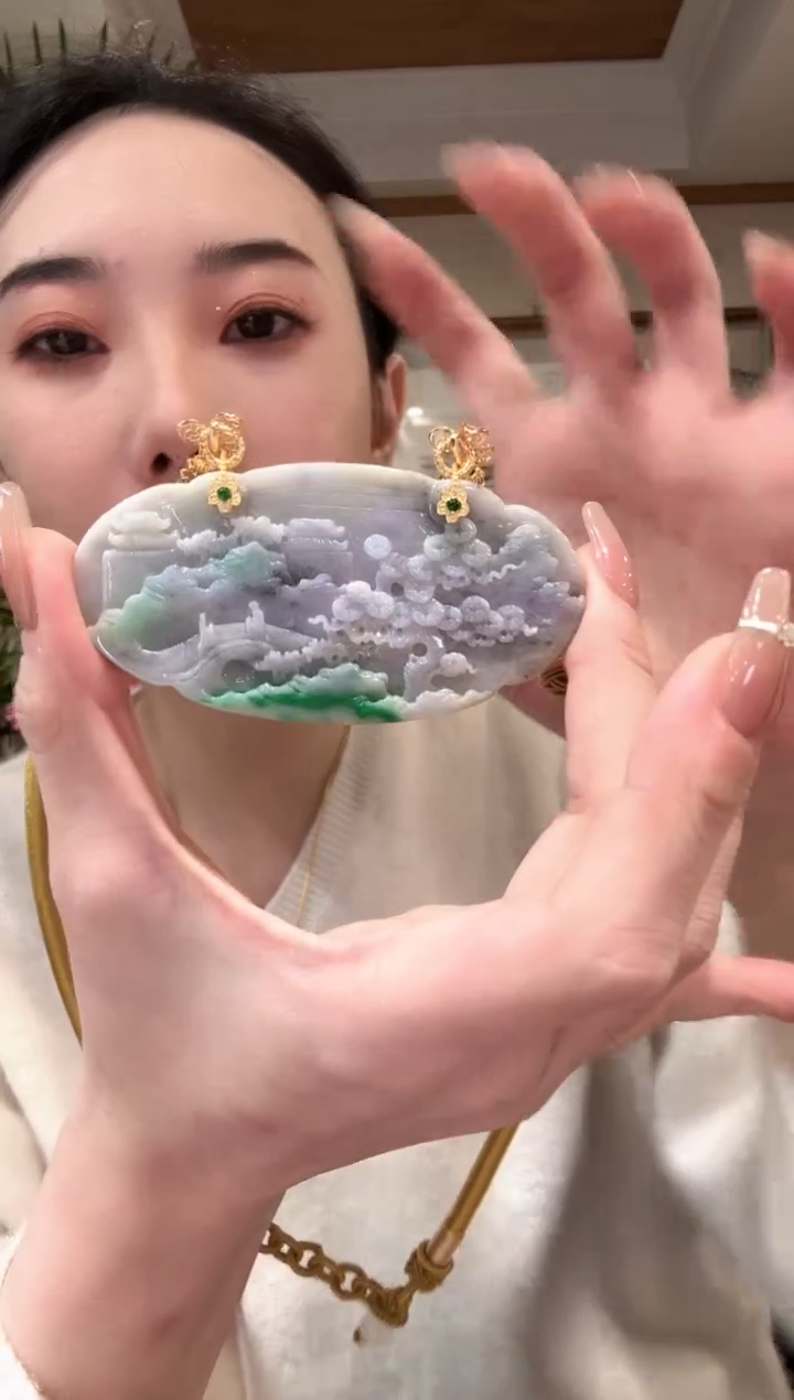 【闪购商品】翡翠颈饰未镶嵌国风