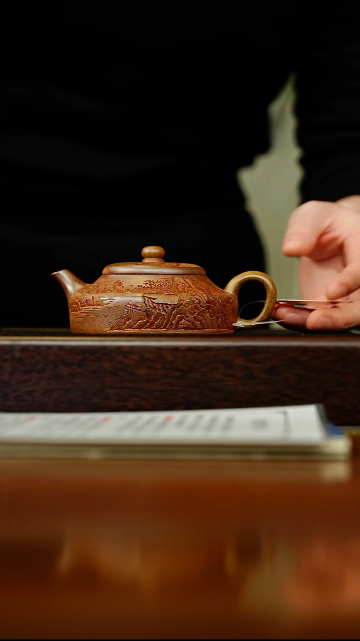 茶壶紫砂宜兴原矿 手工 紫砂壶容量180CC