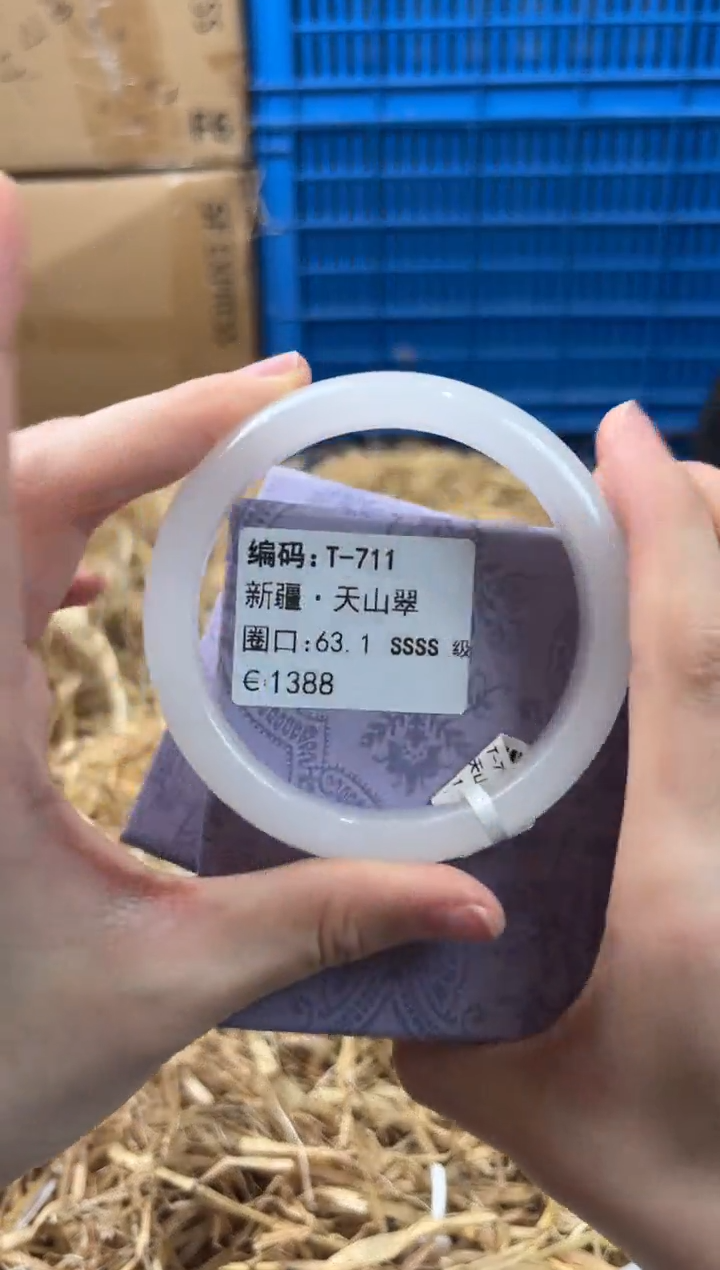 未镶嵌手镯石英质玉T-711