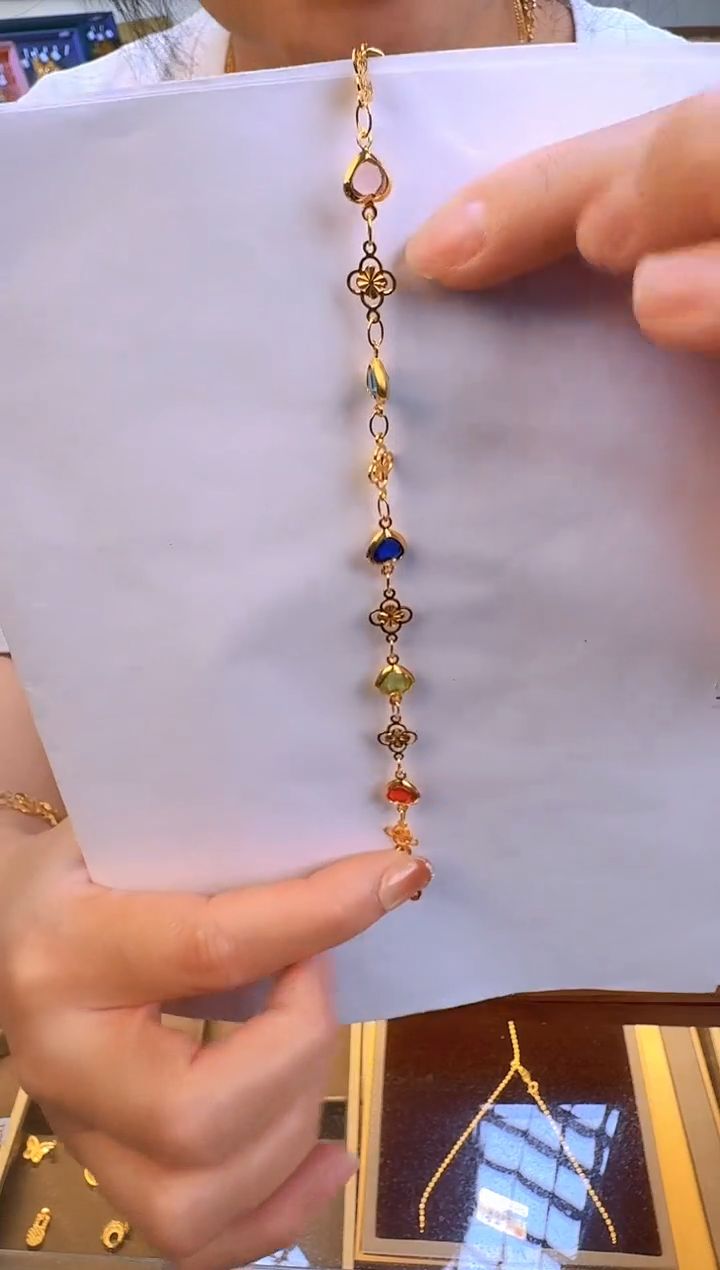 爱心四叶草手链（多样性随机发货）