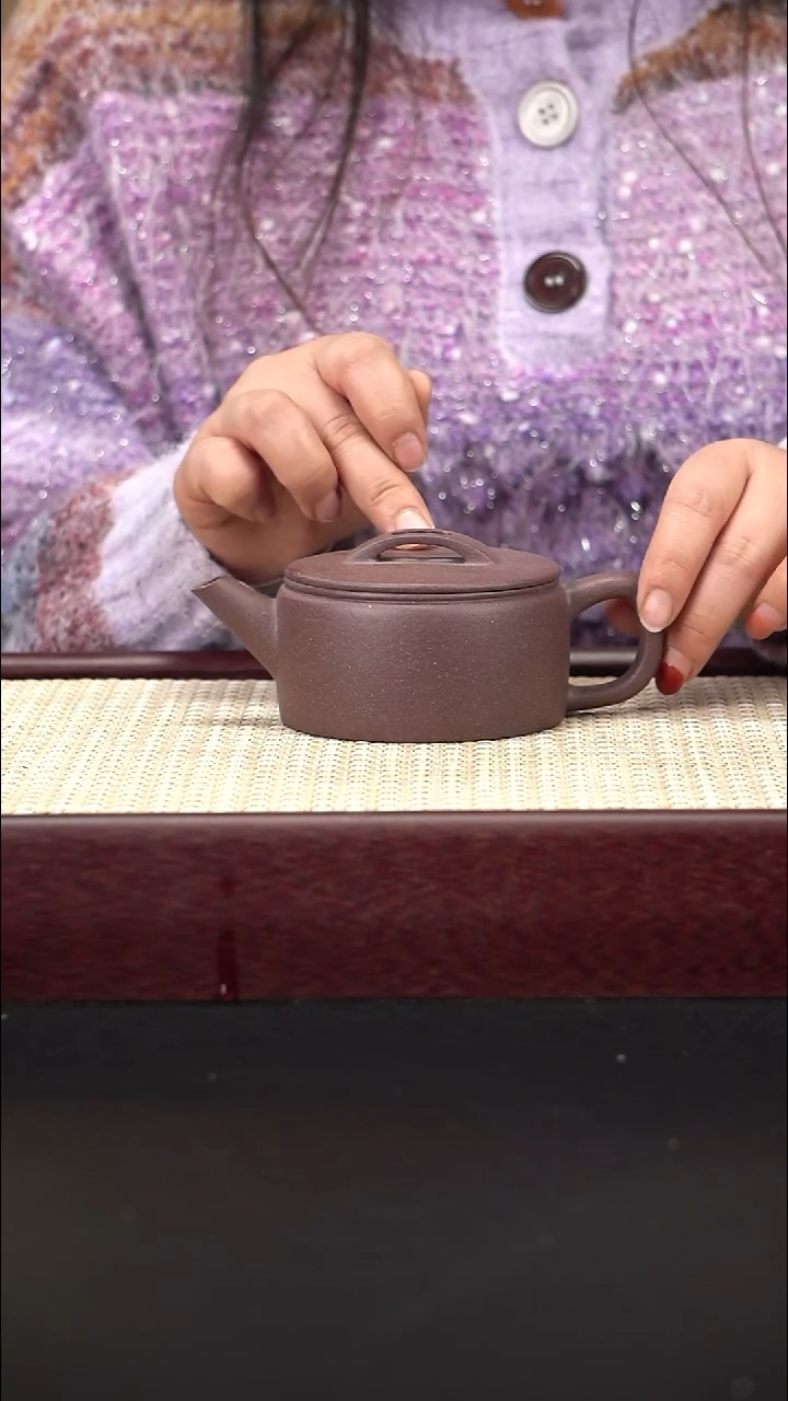 茶壶紫砂汉瓦 天青