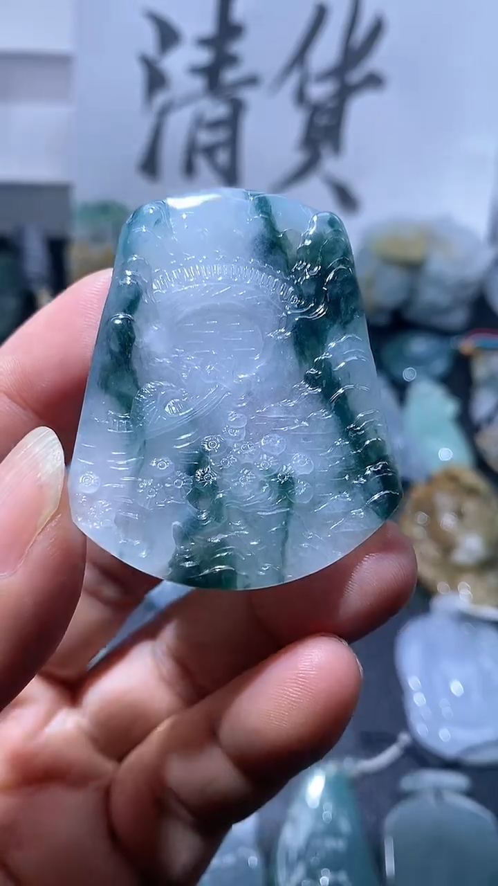 吊坠(不含链)未镶嵌翡翠1