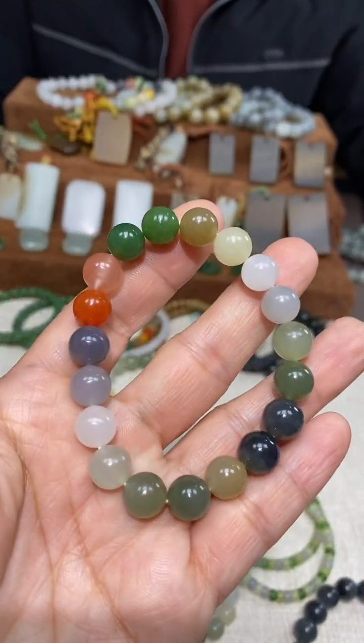 【闪购商品】和田玉手链未镶嵌颜色多样性发货拍一发一