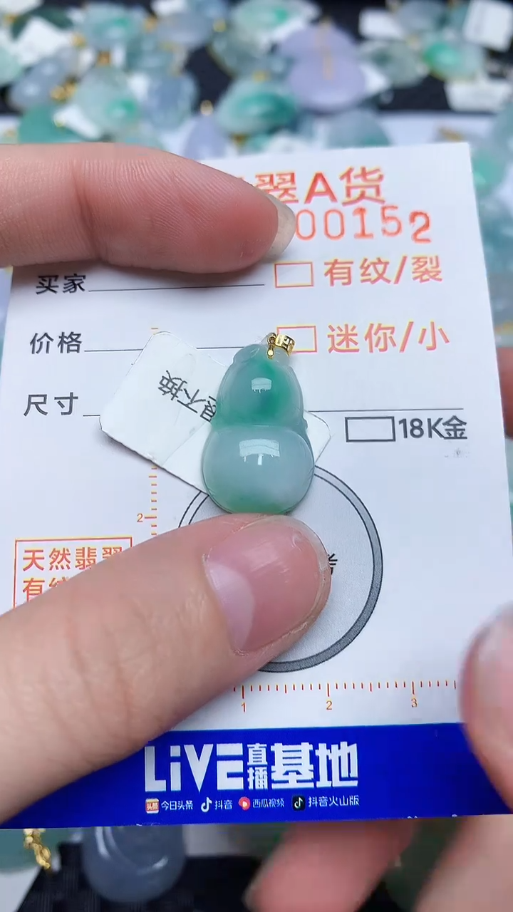 【闪购商品】翡翠颈饰18K金镶嵌45345345