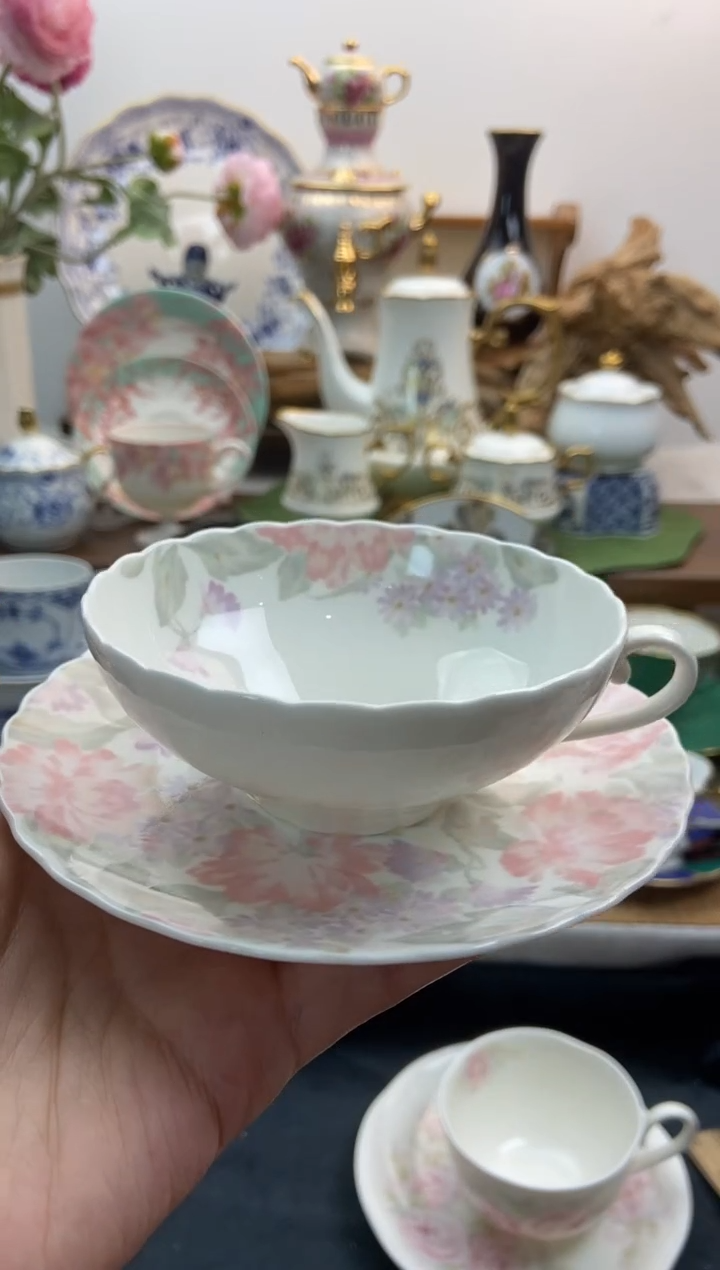 瓷片全新则武咖啡杯谨慎参拍，防伪帖撕毁无售后