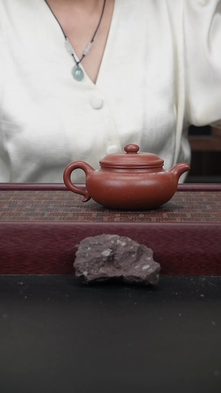 茶壶紫砂全手红降坡仿古
