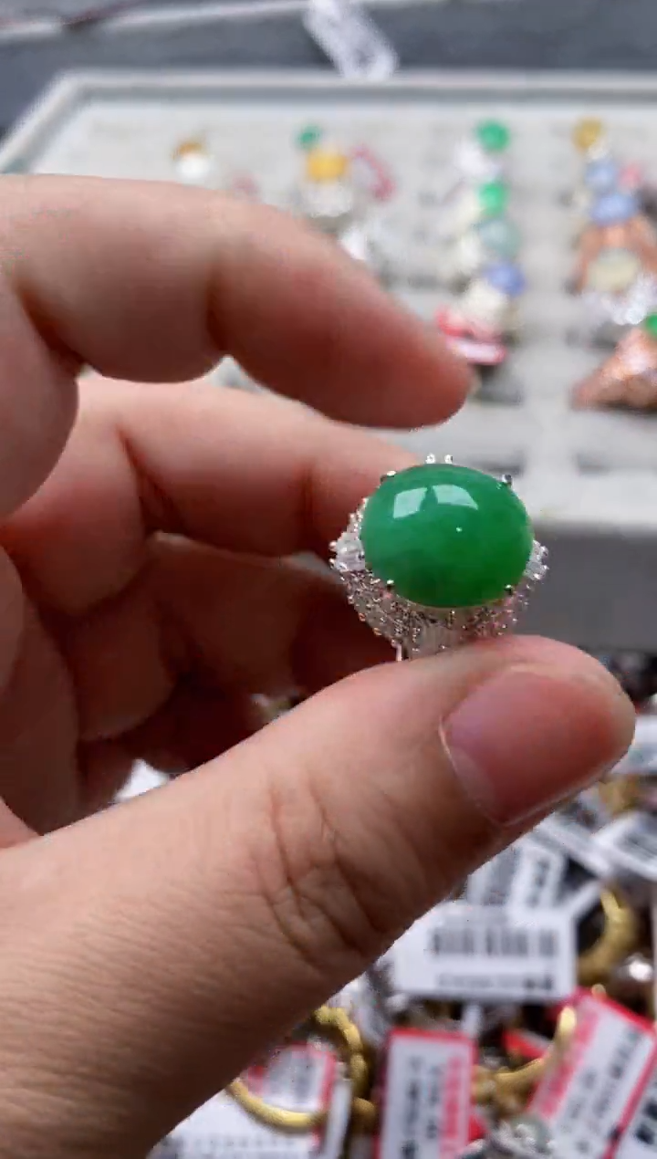 【闪购商品】翡翠戒指未镶嵌4444444---77
