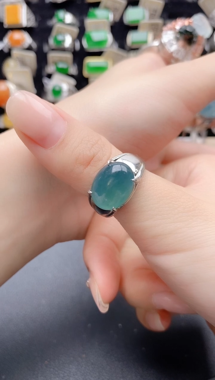 【闪购商品】翡翠戒指银S925镶嵌121212