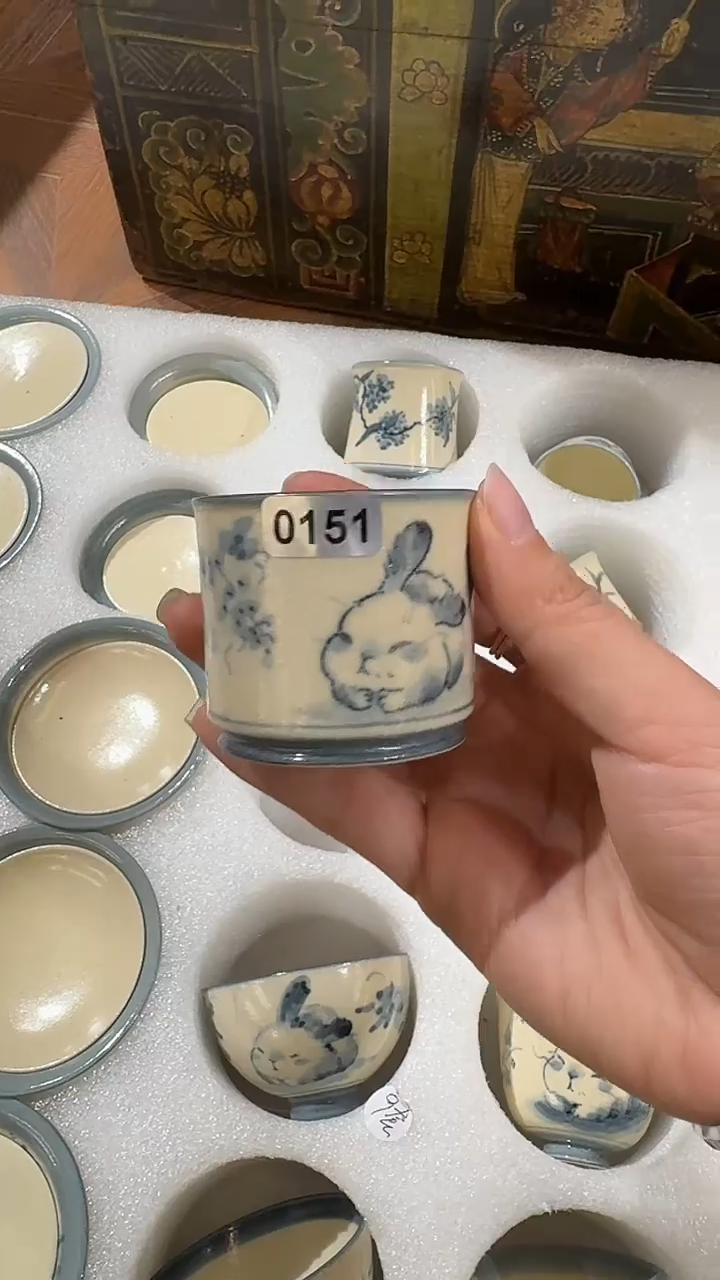 板娘的茶0151兔子直口杯