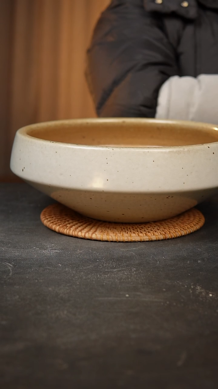 【闪购商品】瓷片泥泥手工花盆口25高10