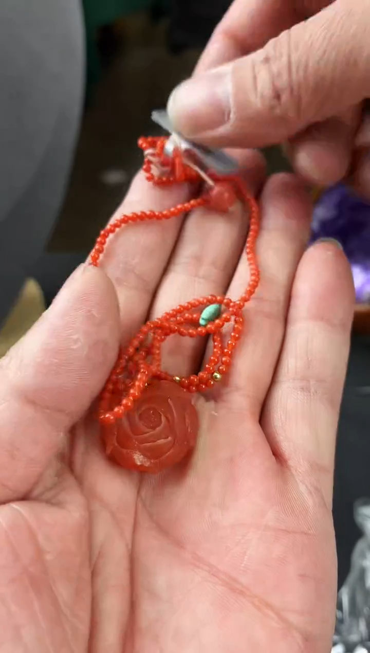 颈饰未镶嵌南红玛瑙9