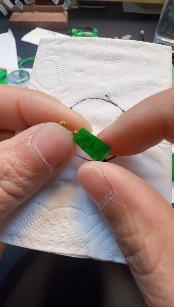 【闪购商品】定制翡翠18K金镶嵌168元