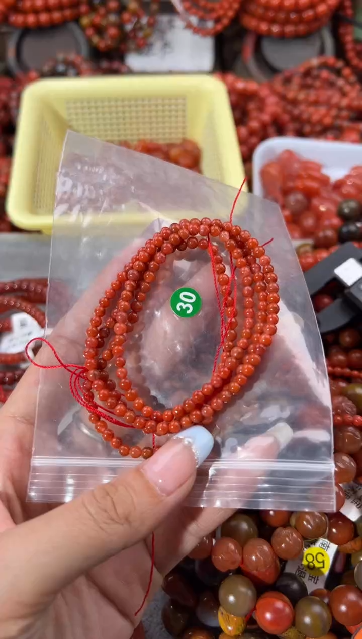 未镶嵌手串南红玛瑙4