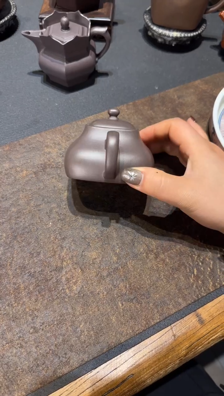 【闪购商品】紫砂茶壶风流宰相 天青