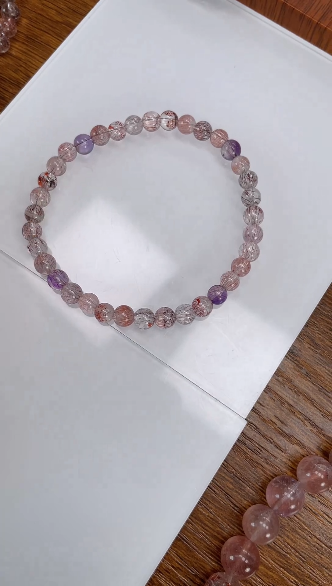 【闪购商品】水晶手链未镶嵌超七手串5+mm 多样性发一