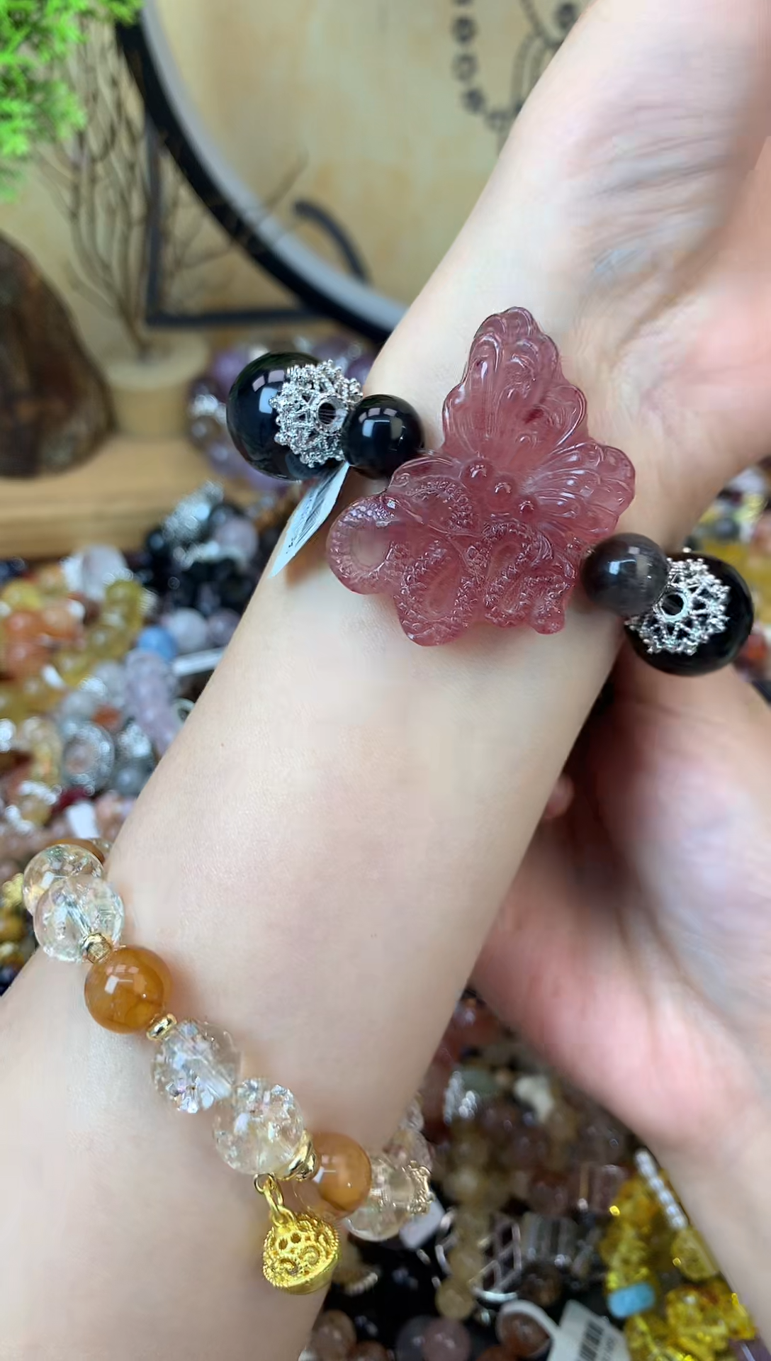 【闪购商品】黑曜岩手饰未镶嵌488