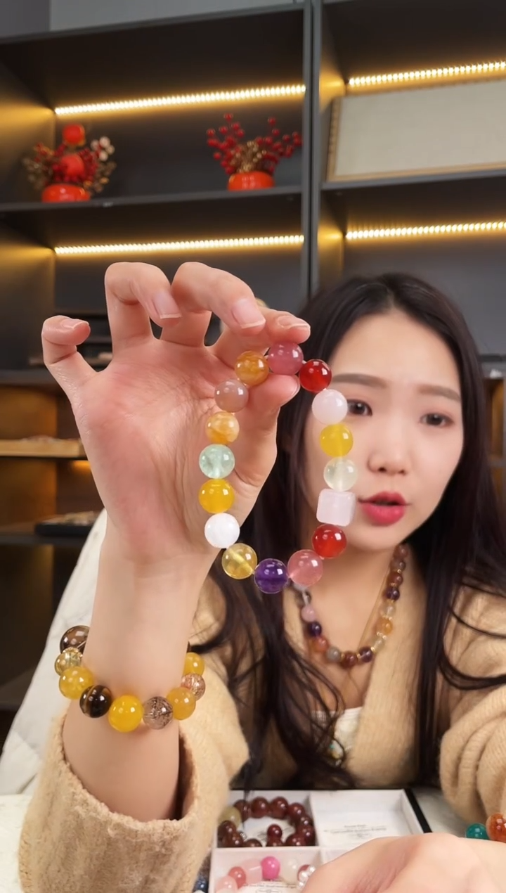 未镶嵌手链水晶慕新款