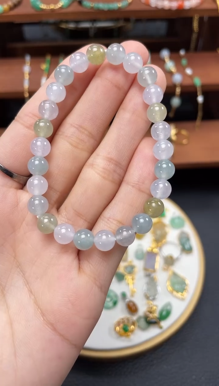 【闪购商品】翡翠套链未镶嵌一个   JK537