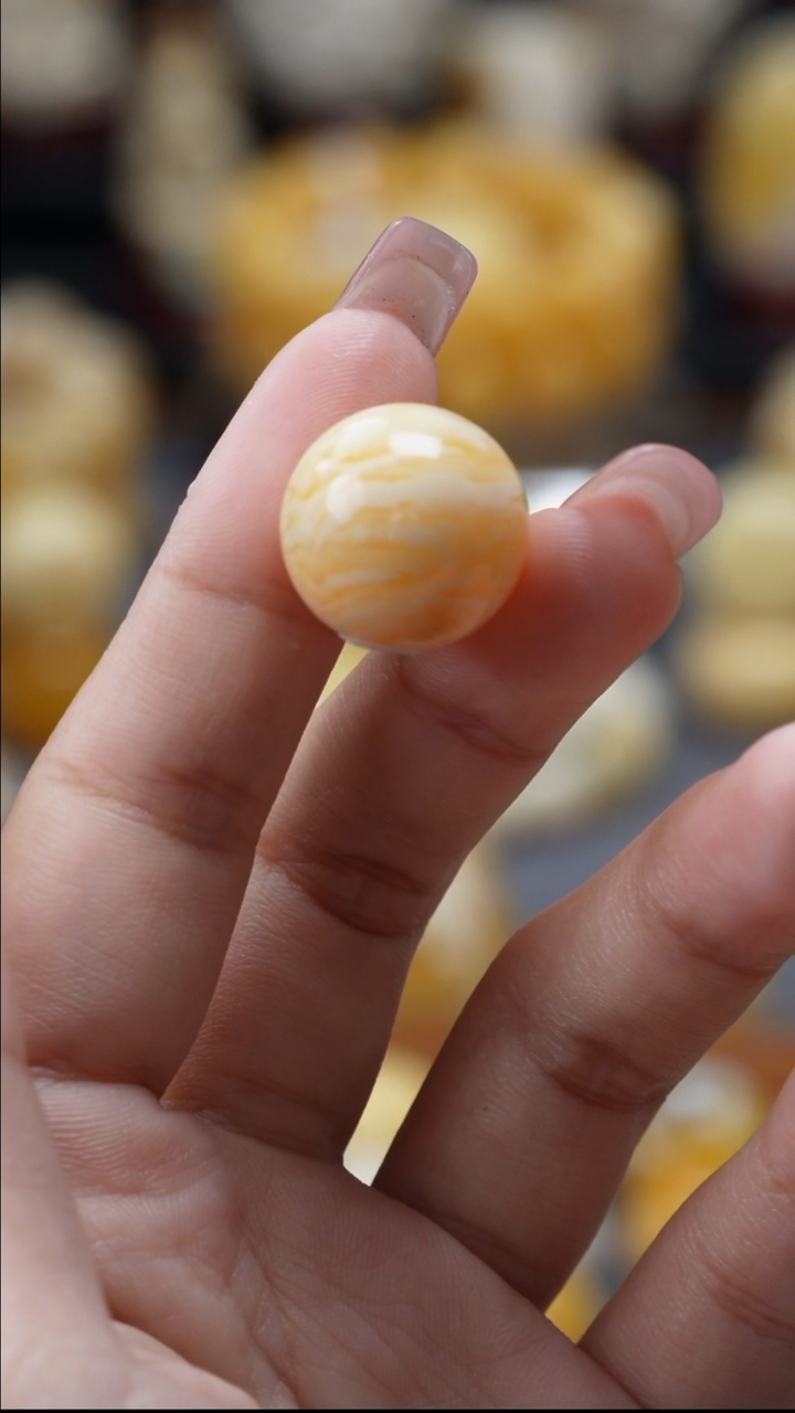 裸石琥珀未镶嵌爱****生原矿天然琥珀蜜蜡