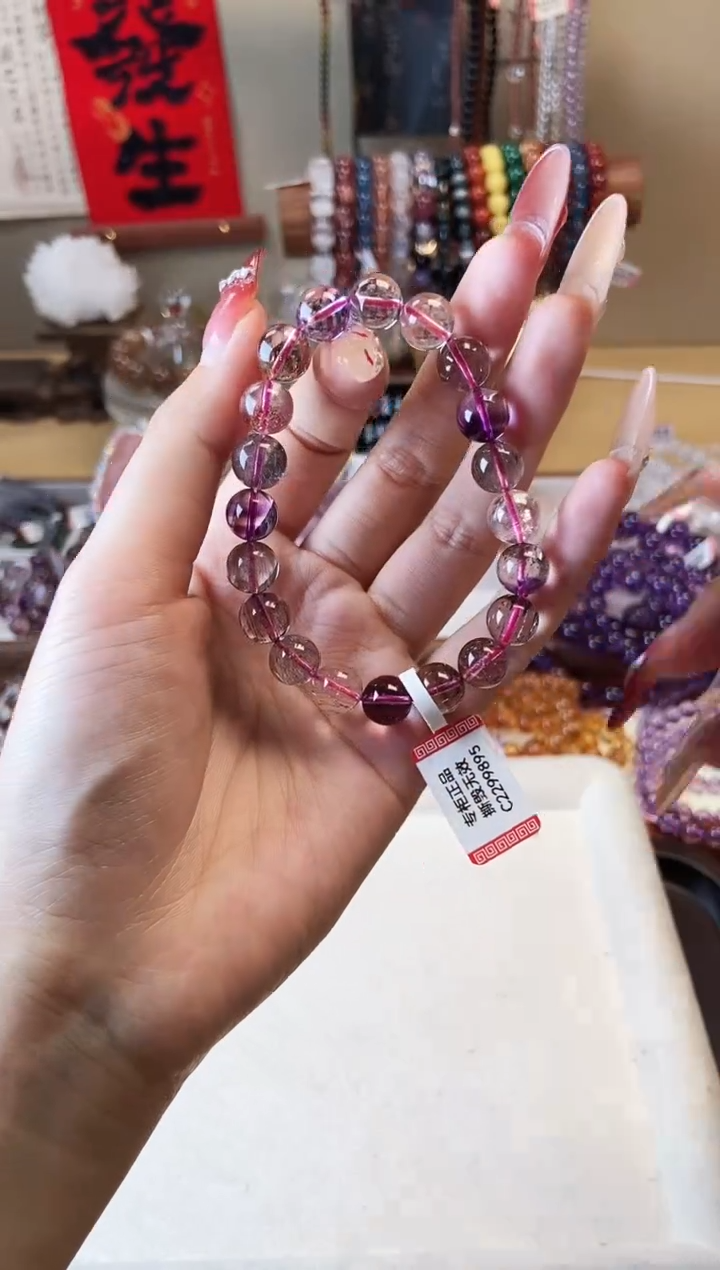 【闪购商品】水晶手链未镶嵌超七10mm